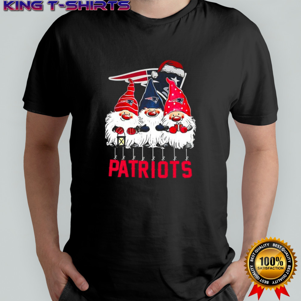 New England Patriots football gnomes Christmas shirt