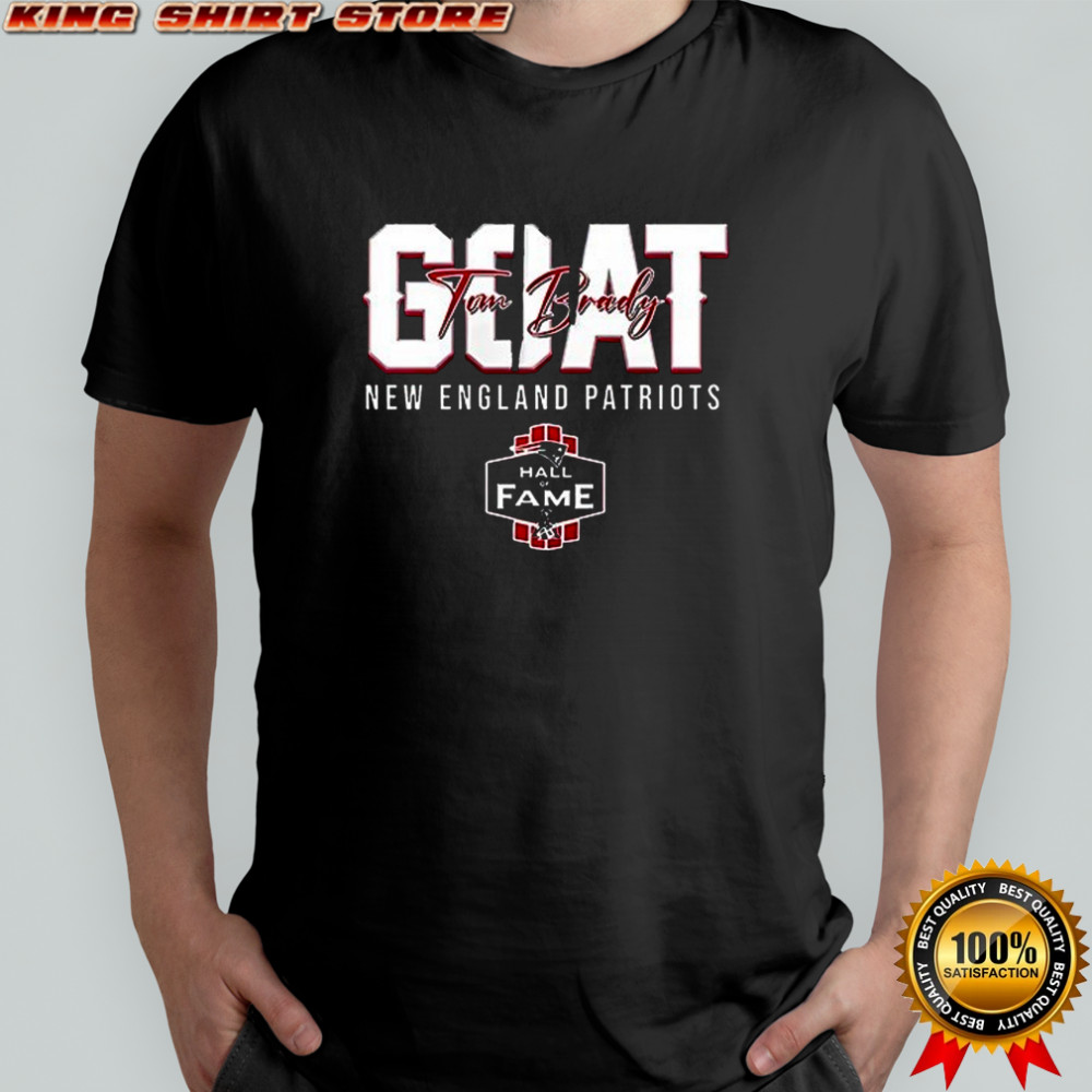 New England Patriots Tom Brady Goat name and number shirt