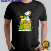 New Orleans Saints Snoopy and Woodstock Christmas Shirt
