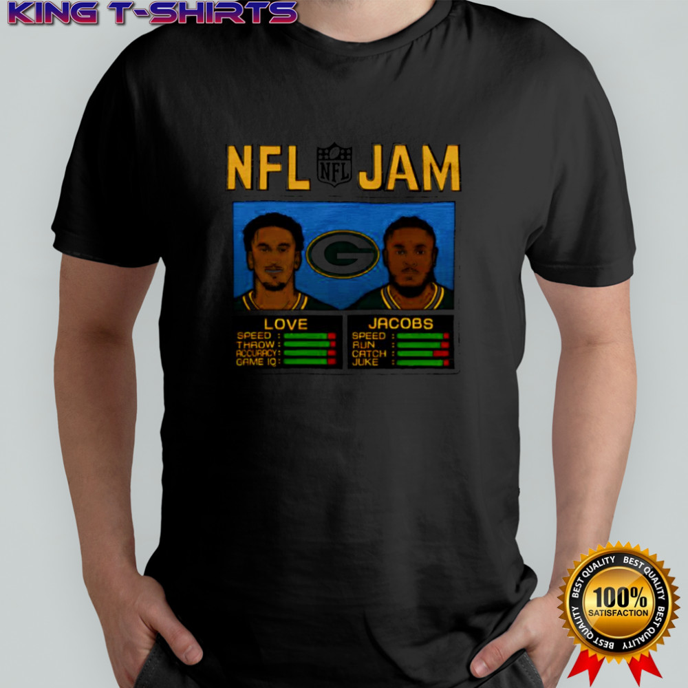 NFL Jam Packers Love And Jacobs Green Bay Packers shirt