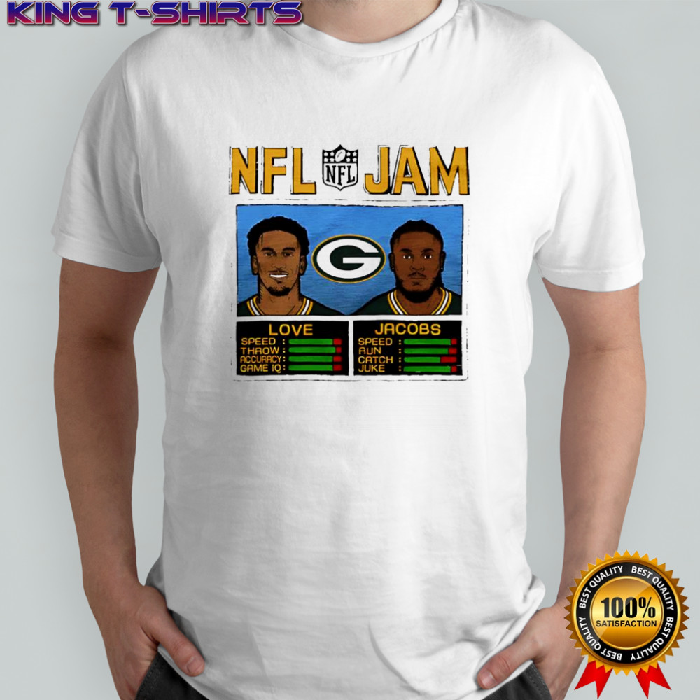 NFL Jam Packers Love And Jacobs Green Bay Packers shirt