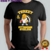 Nice Turkey and Pittsburgh Steelers Football NFL Happy Thanksgiving shirt