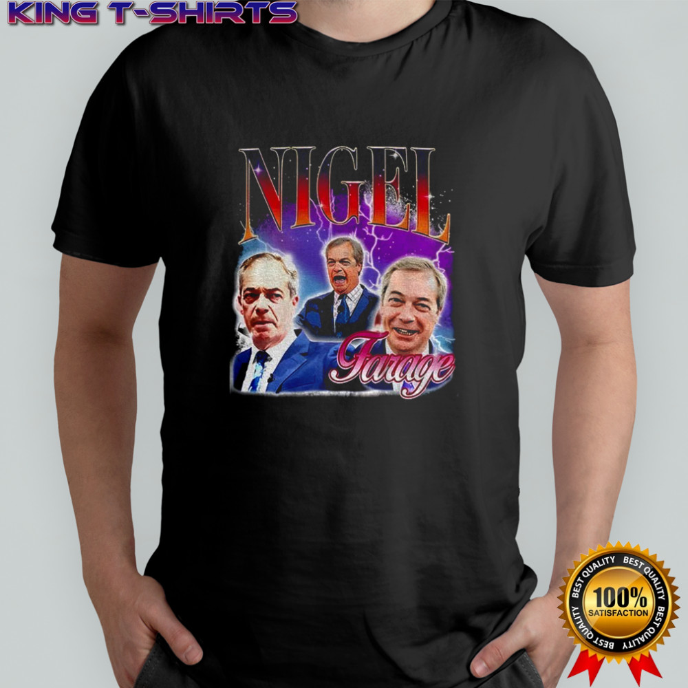 Nigel Farage storm graphic shirt