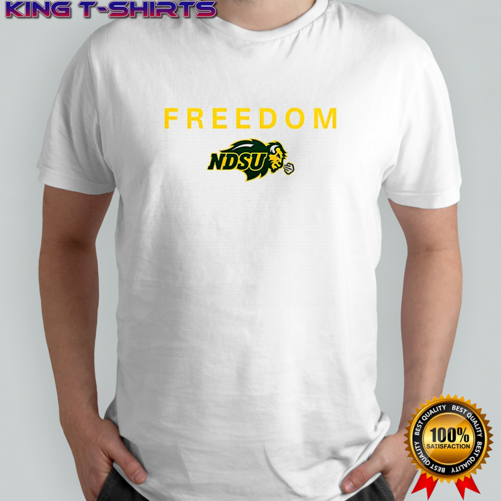 North Dakota State Bison football freedom logo shirt