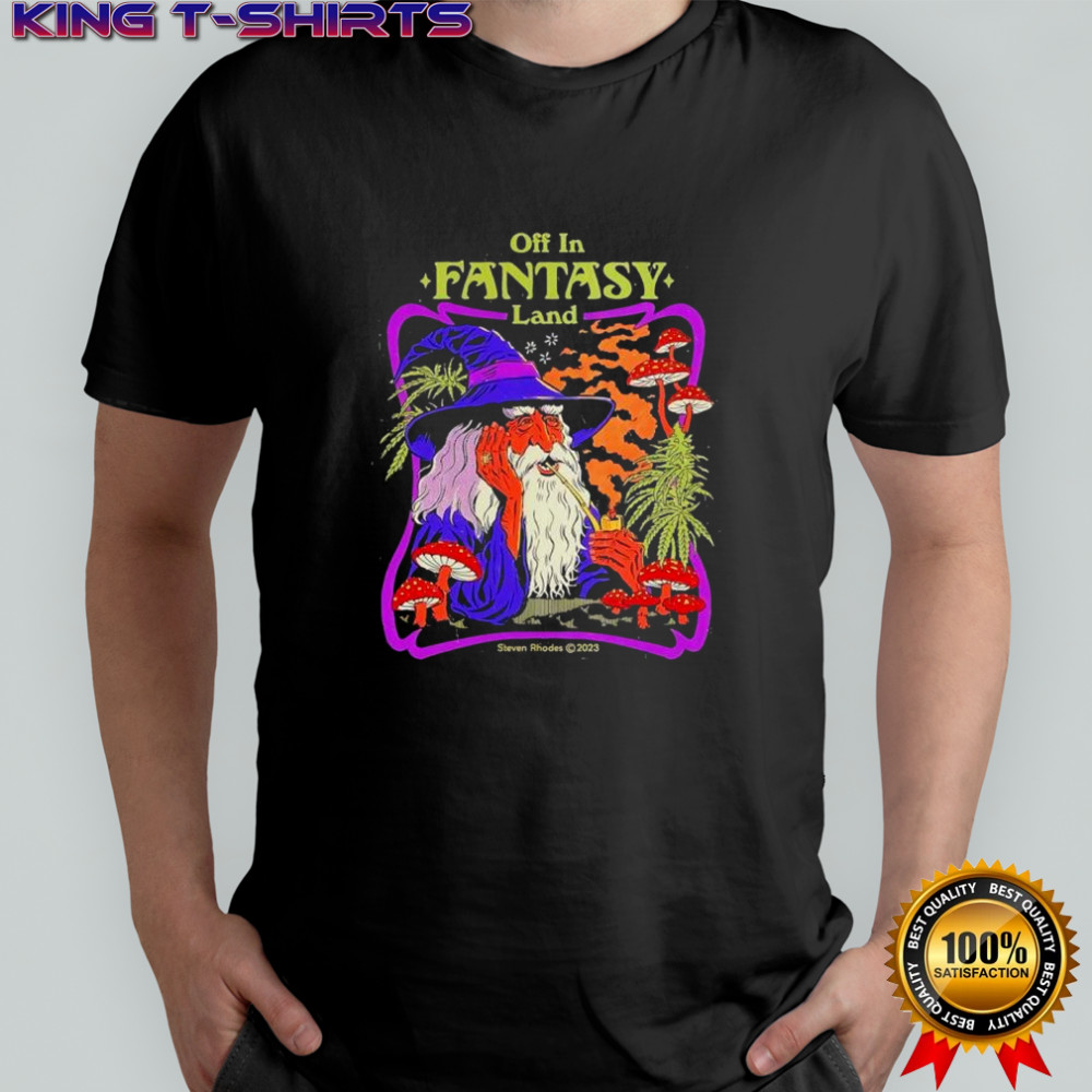 Off In Fantasy Land wizard shirt
