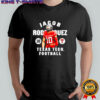 Official Jacob Rodriguez portrait Texas tech red raiders shirt