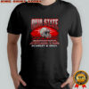 Ohio State Buckeyes Retro Neon Grid scarlet and gray shirt