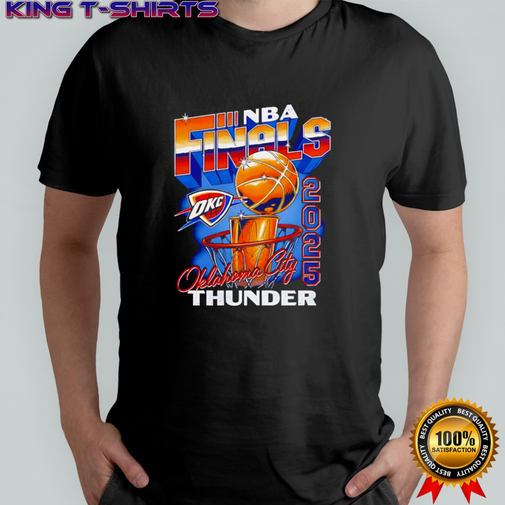 Ohklahoma City Thunder Nba Finals OKC logo 2025 shirt