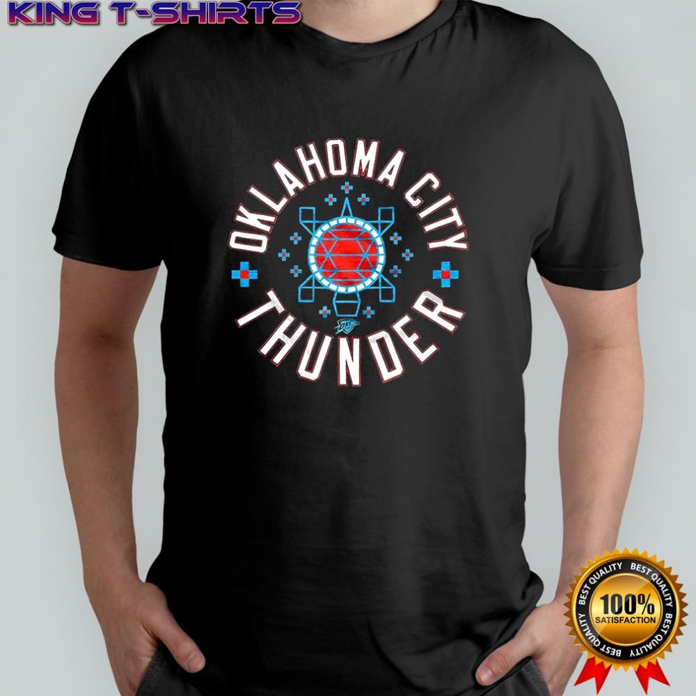 Oklahoma City Thunder baslketball 2025 indigenous culture logo shirt