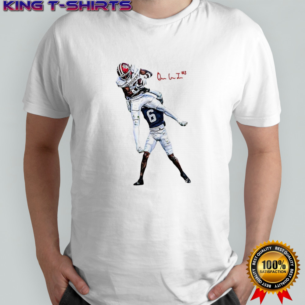 Omar Cooper Jr Indiana Hoosiers football signature moment shirt