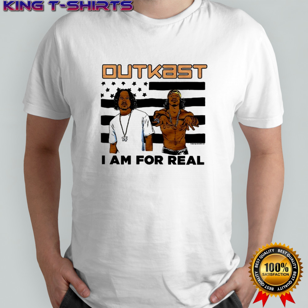 Outkast I am for real flag comic shirt