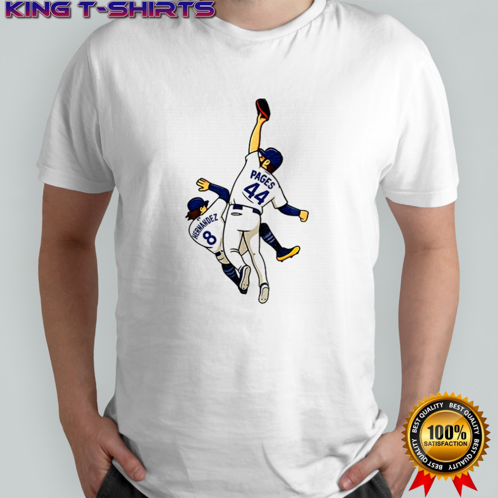 Pages-Hernandez 9th inning catch World Series shirt