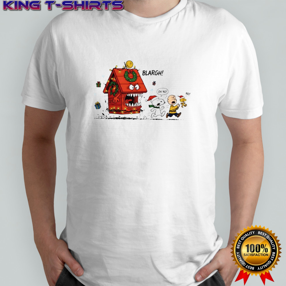 Peanuts comic Christmas Monster Snoopy Dog House Ugly Xmas shirt
