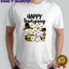 Peanuts Happy Thanksgiving Charlie Snoopy Woodstock shirt