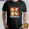 Peanuts Snoopy Charlie Brown Lucy Thankful Shirt