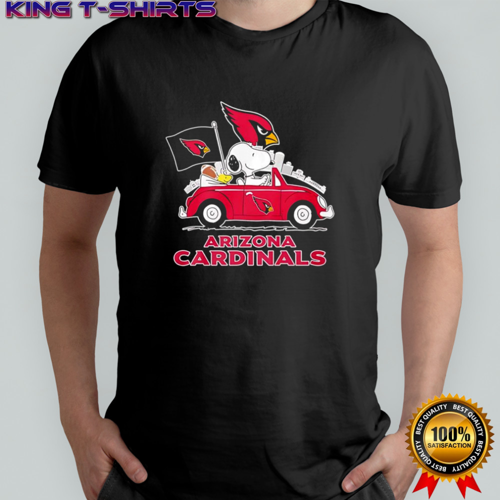 Peanuts x Arizona Cardinals Welcome To The Pound driving car shirt