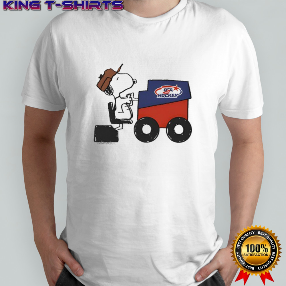 Peanuts x USA Hockey Snoopy Fresh Ice shirt