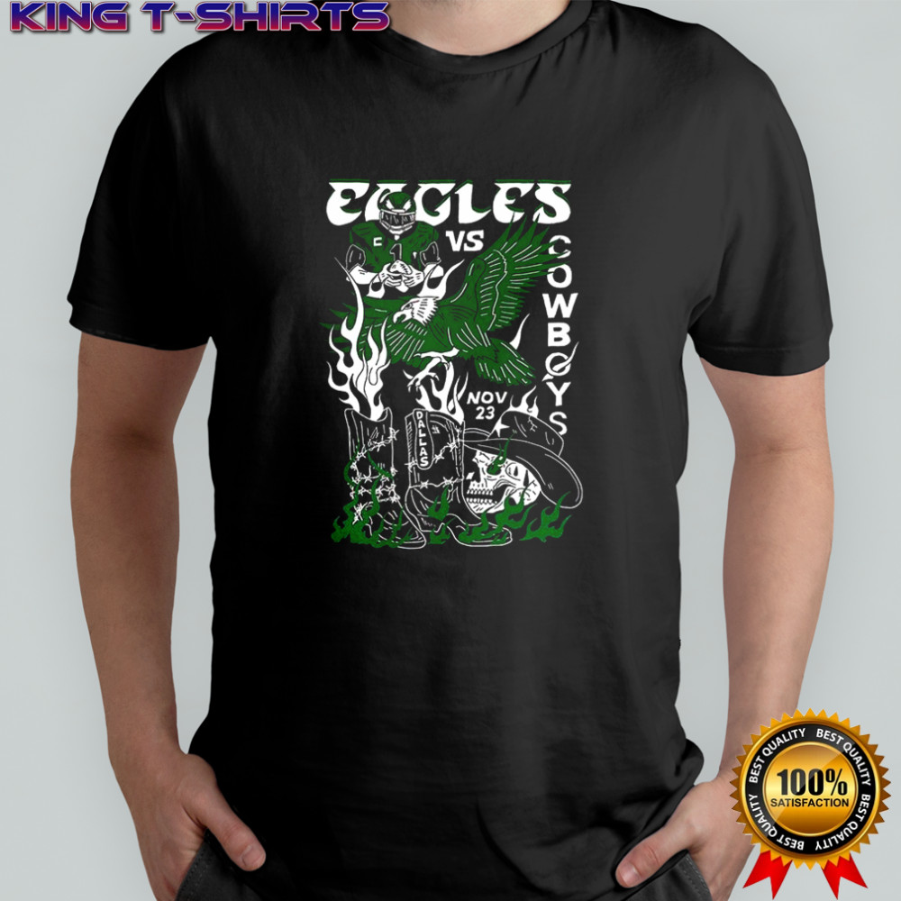 Philadelphia Eagles vs Dallas Cowboys nov 23 Go Birds art shirt