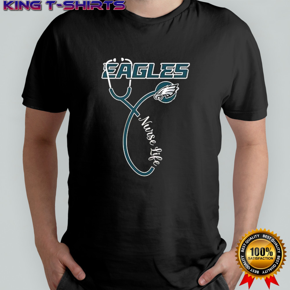 Philadelphia Eagles x Nurse life it’s a work of heart shirt