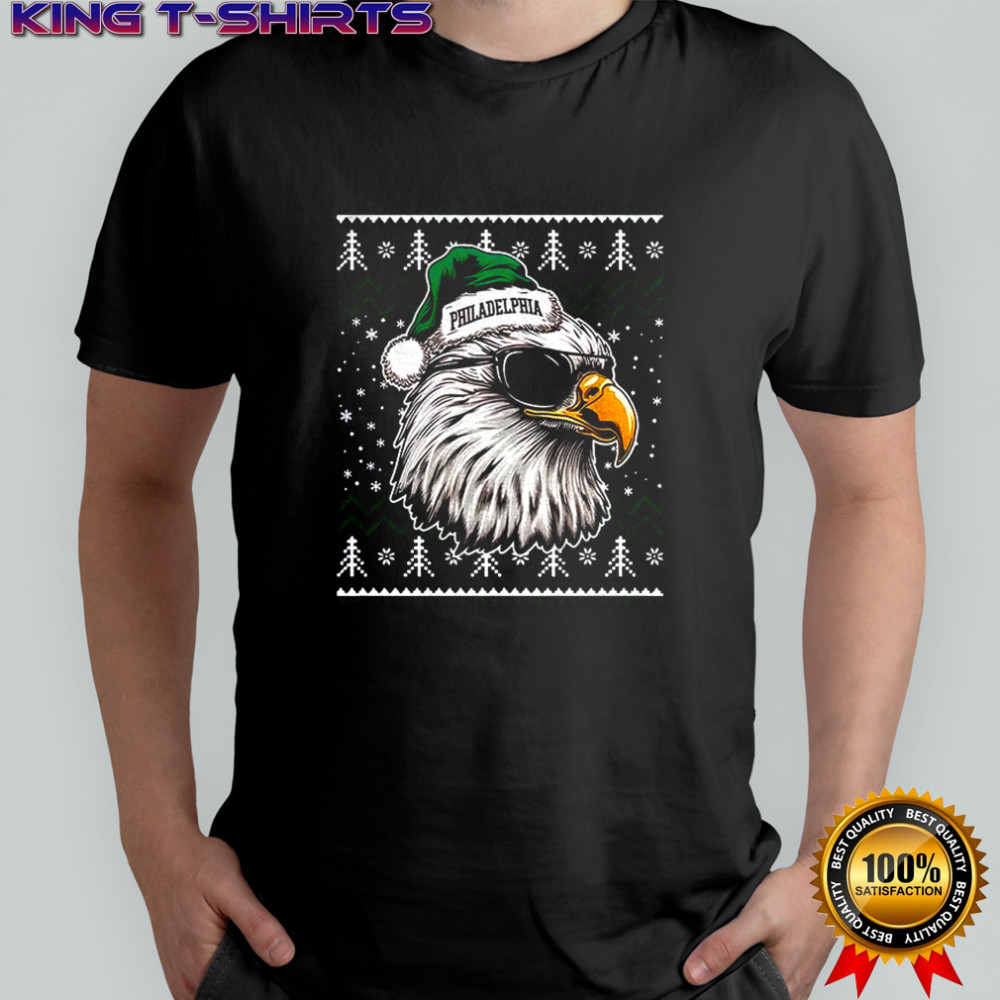 Philadelphia Football Mascot Ugly Pattern Vintage Christmas shirt