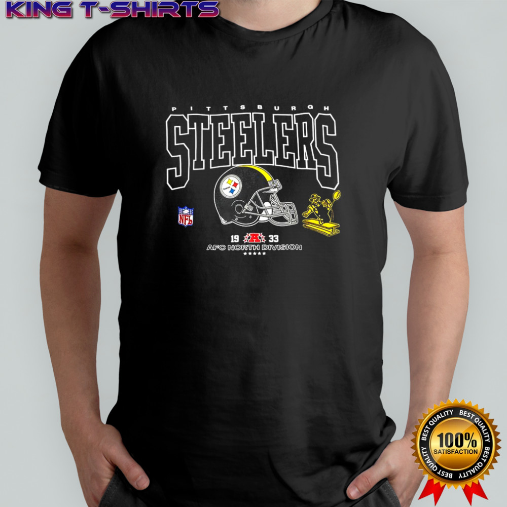 Pittsburgh Steelers football AFC North Division est 1933 logo shirt