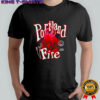 Portland Fire Burning Rose playa society shirt