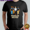 Problem Solved Police Ice construction graphic shirt