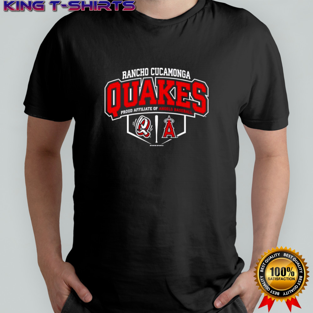Rancho Cucamonga Quakes Proud Affinate Of Angels Baseball shirt