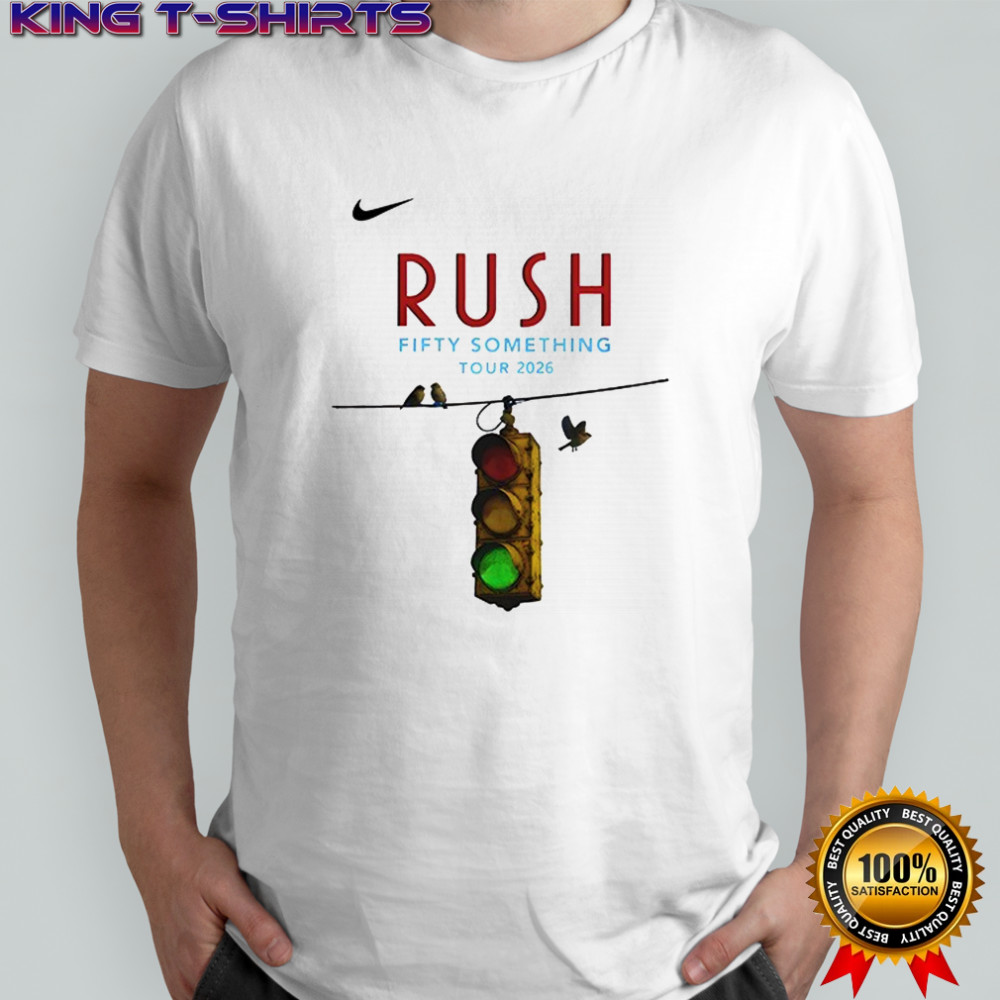 Rush Fifty Something Tour 2026 t-shirt