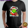 Santa Christmas Grinch Atlanta Falcons holding helmet football shirt