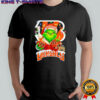 Santa Christmas Grinch Cincinnati Bengals holding helmet football shirt