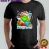 Santa Christmas Grinch Miami Dolphins holding helmet football shirt