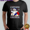 Santa Claus all I want for Christmas is Bills Super Bowl Champions trophy ugly Christmas shirt