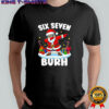 Santa Claus posing dab Six Seveb brunh Christmas funny shirt
