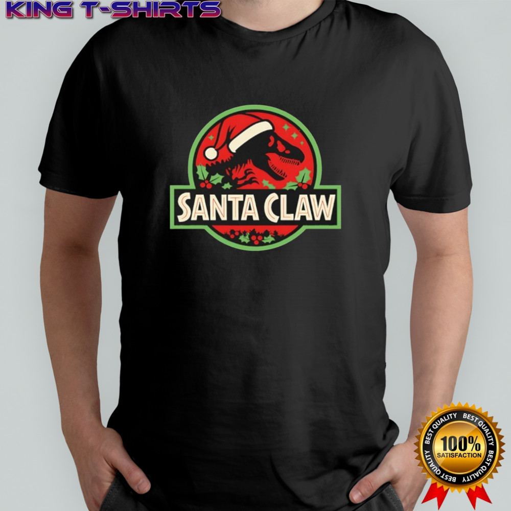 Santa Claw Jurassic Park Christmas shirt