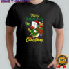 Santa Merry Oregon Ducks mascot Merry Christmas 2025 shirt