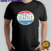 Seattle Cascade Range Washington mountains mustard shirt