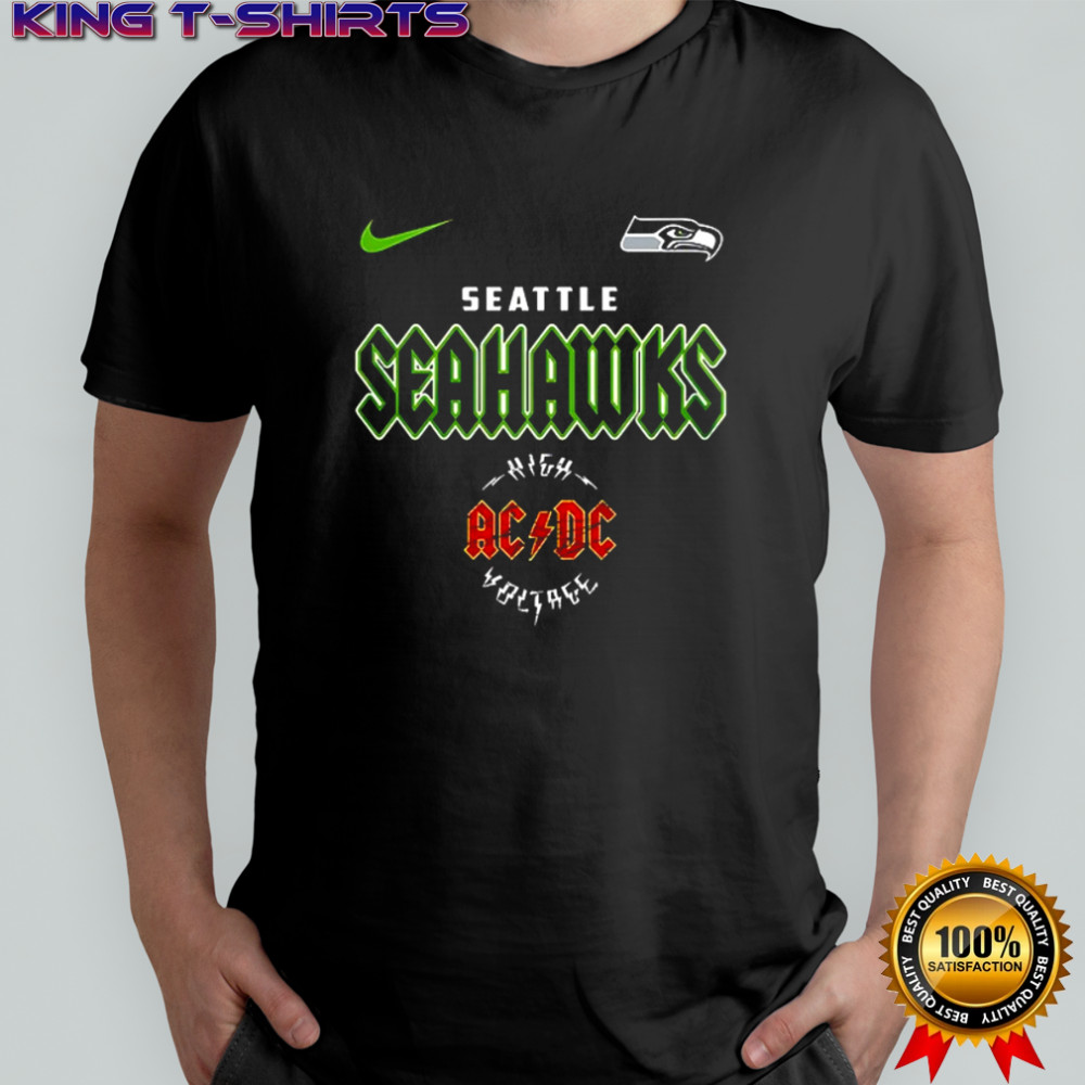 Seattle Seahawks AC DC Highway To Hell go Seahawks graphic shirt