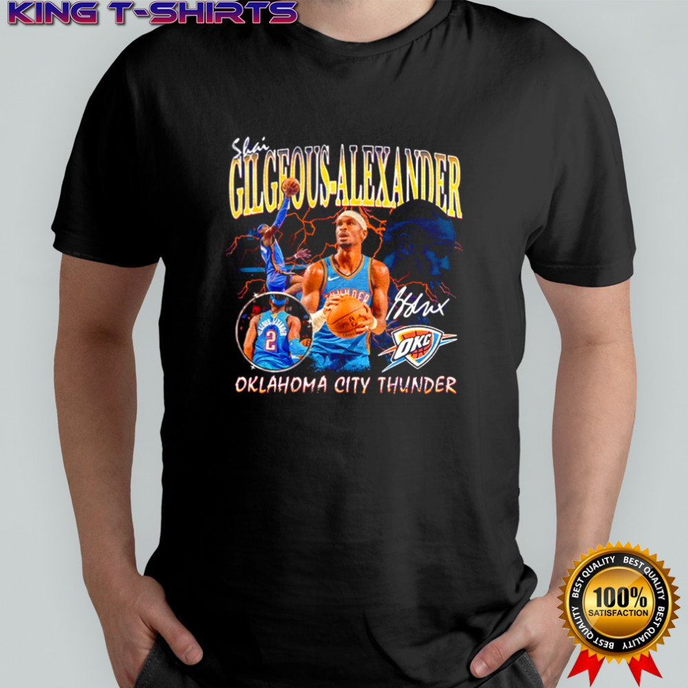 Shai Gilgeous-Alexander Oklahoma City Thunder Legacy Basketball NBA 2025 graphic shirt