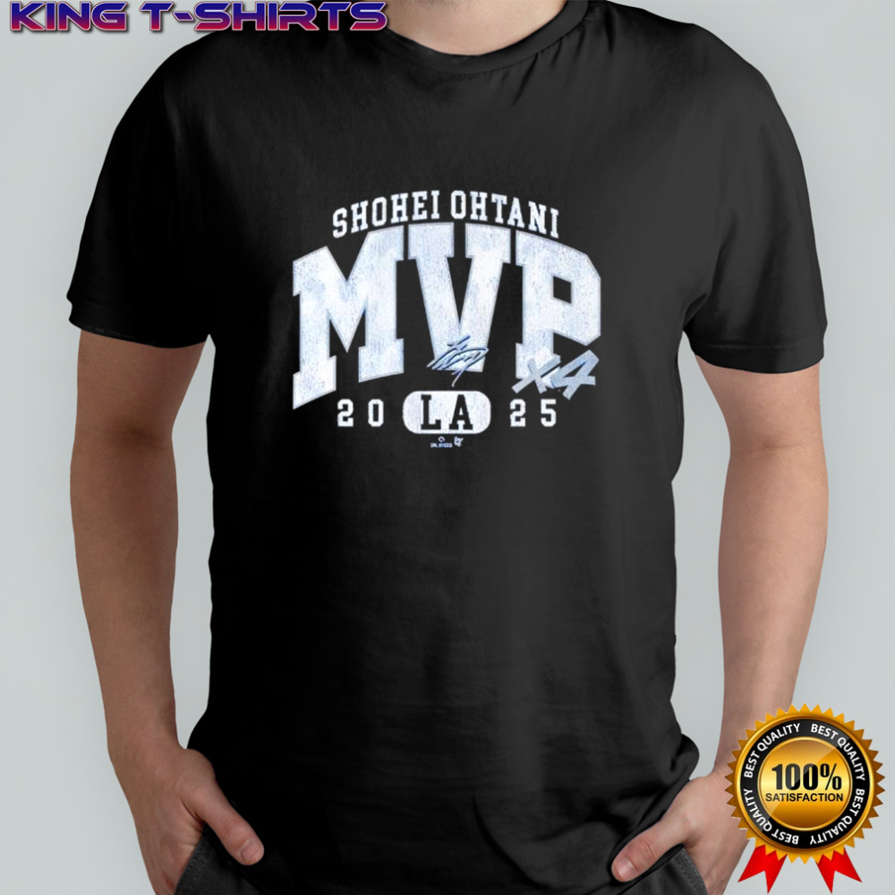 Shohei Ohtani 2025 MVP LA signature shirt