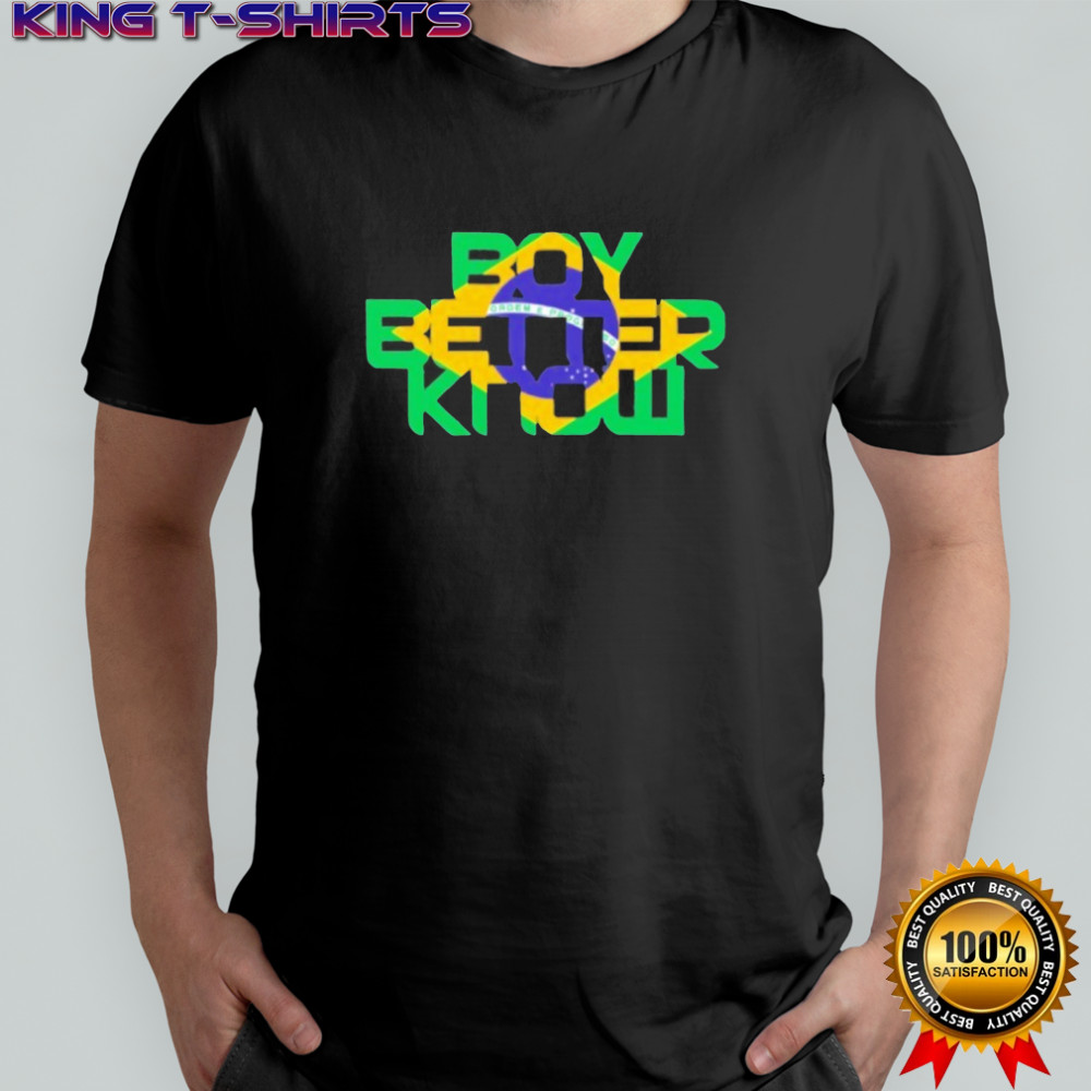 Skepta Boy Better Know Brazil Flag Shirt