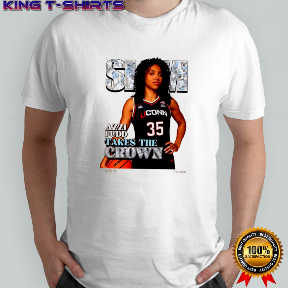 SLAM Azzi Fudd Takes the Crown Uconn 35 graphic shirt