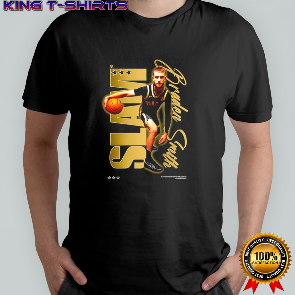 SLAM Braden Smith Script Remix Purdue graphic shirt