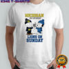 Snoopy and Charlie Brown Michigan Wolverines On Saturday and Detroit Lions On Sunday shirt