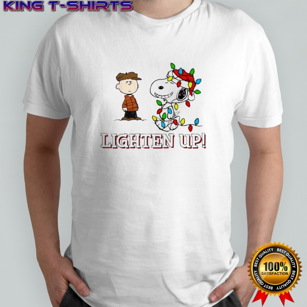 Snoopy and Charlie Lighten Up Christmas shirt