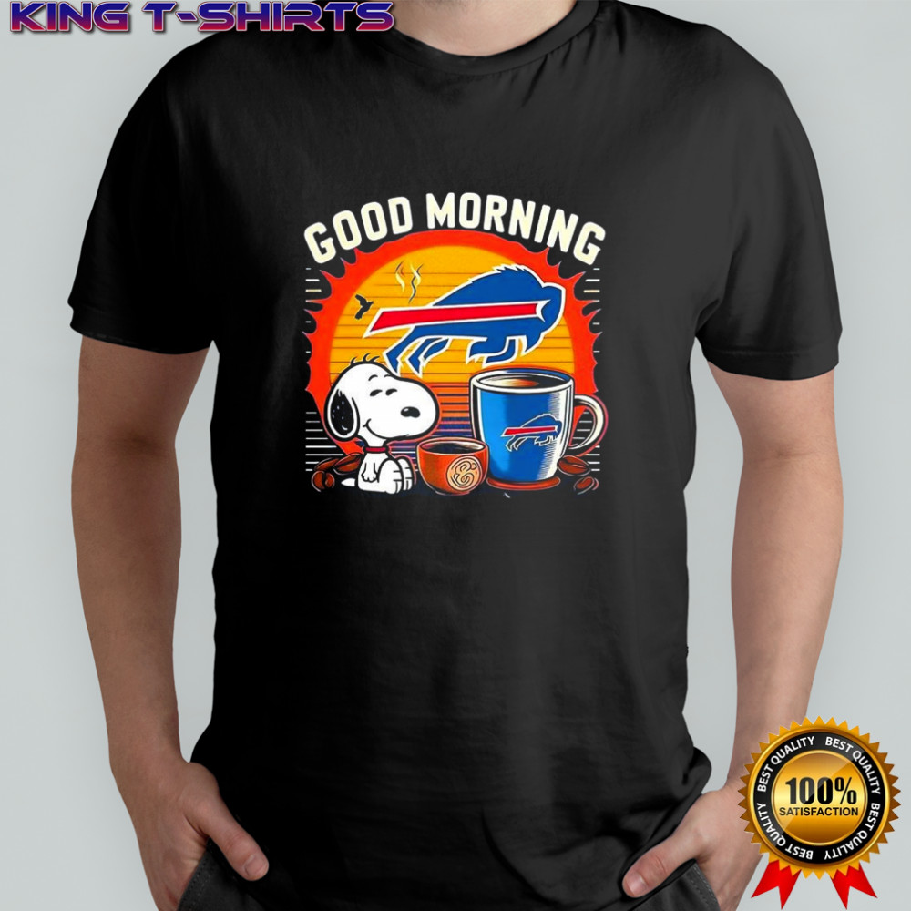 Snoopy Good morning Buffalo Bill’s won shirt