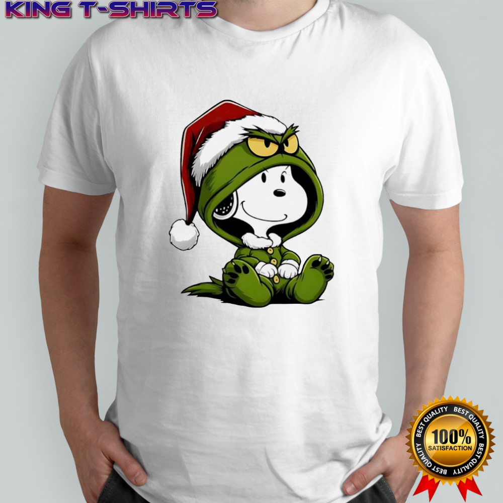 Snoopy Grinch Christmas shirt