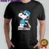 Snoopy wearing Dodgers Back 2 Back pose shirt