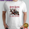 Sorry Santa I’ve Been Feral Funny Christmas Raccoon shirt