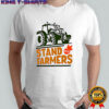 Stand with farmers shirt